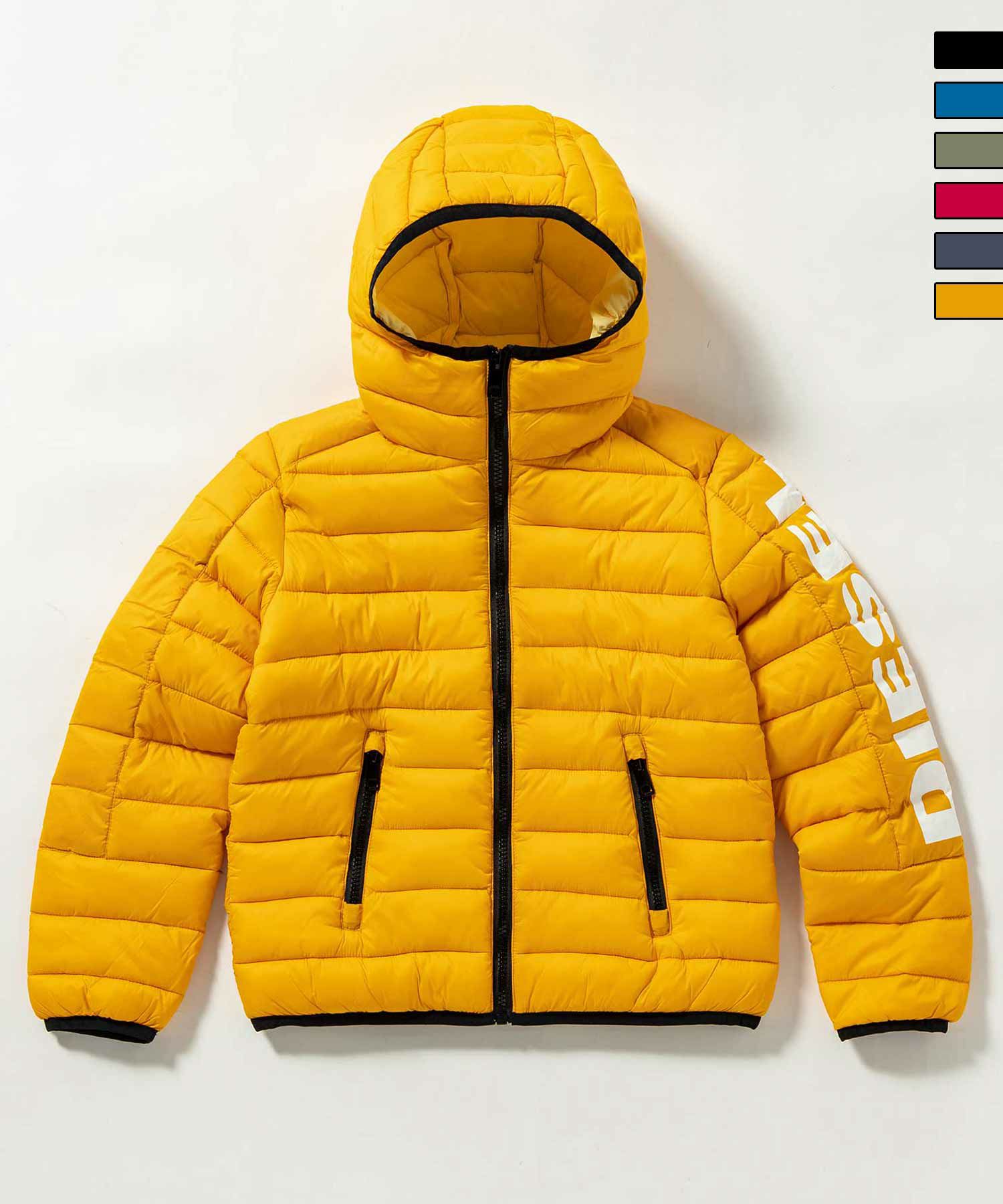 DIESEL(ディーゼル)Kids & Junior ブランドロゴジップアップフーディー  