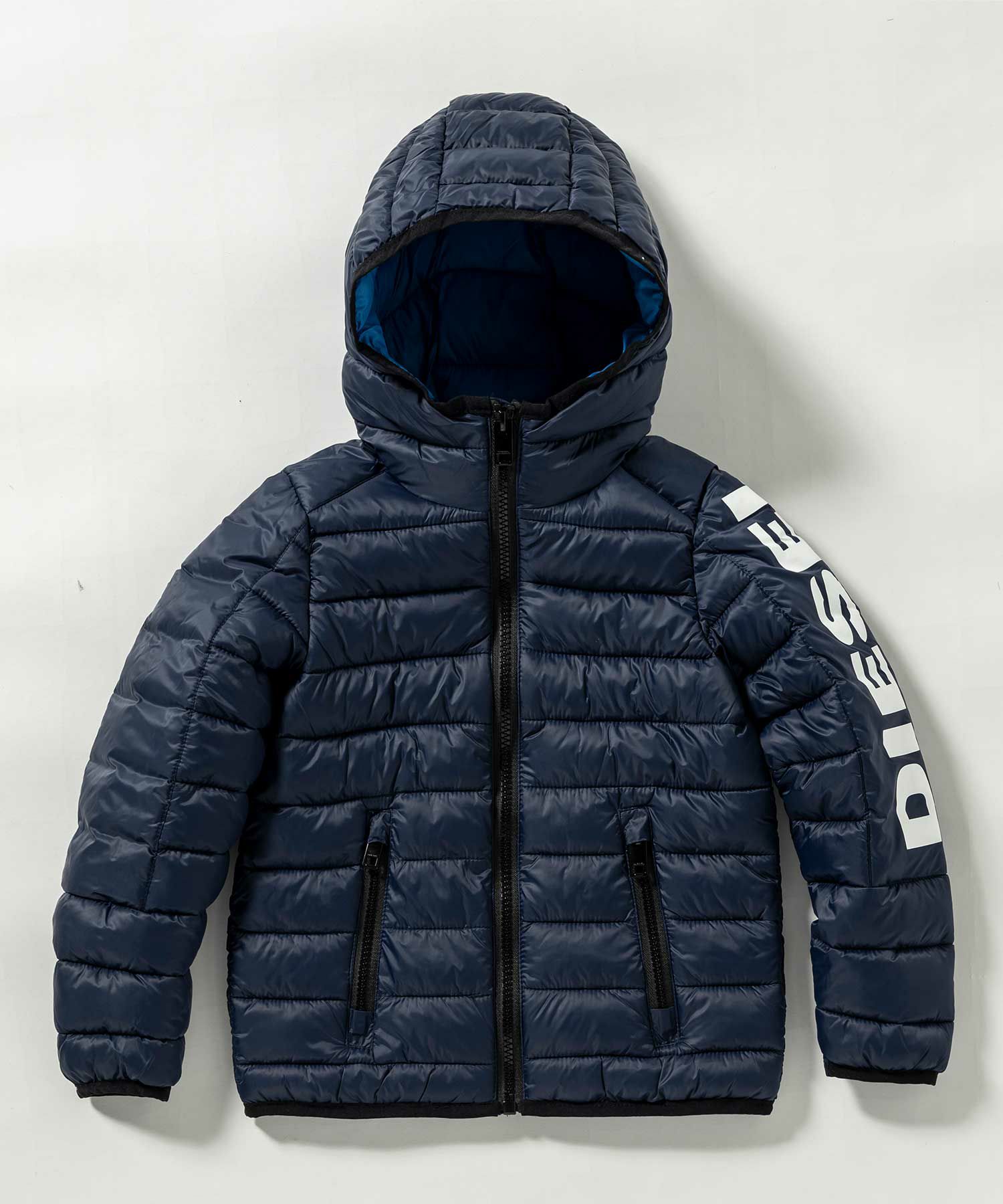 DIESEL(ディーゼル)Kids & Junior ブランドロゴジップアップフーディー 