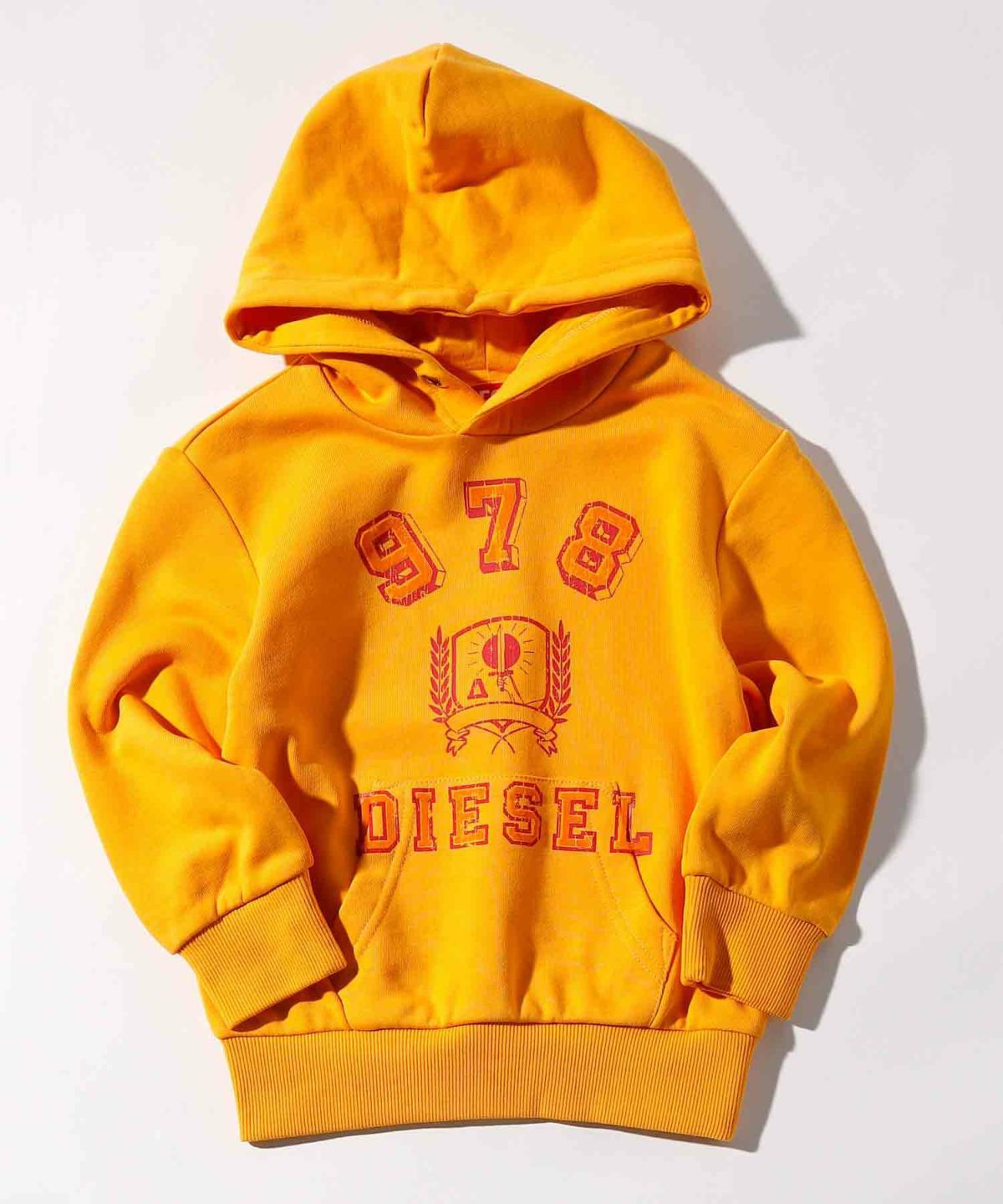 DIESEL(ディーゼル)Kids & Junior ブランドロゴ長袖フーディー