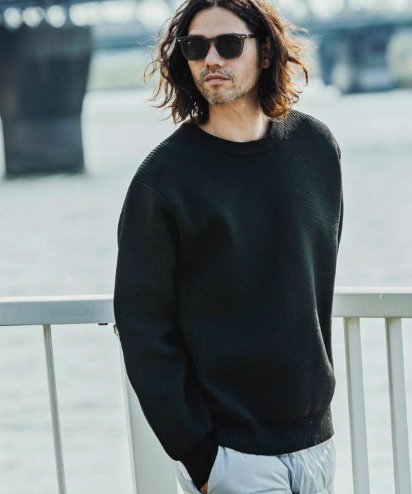 phenix(プラスフェニックス)HYBRID KNITTED LONG SLEEVE PULL OVER