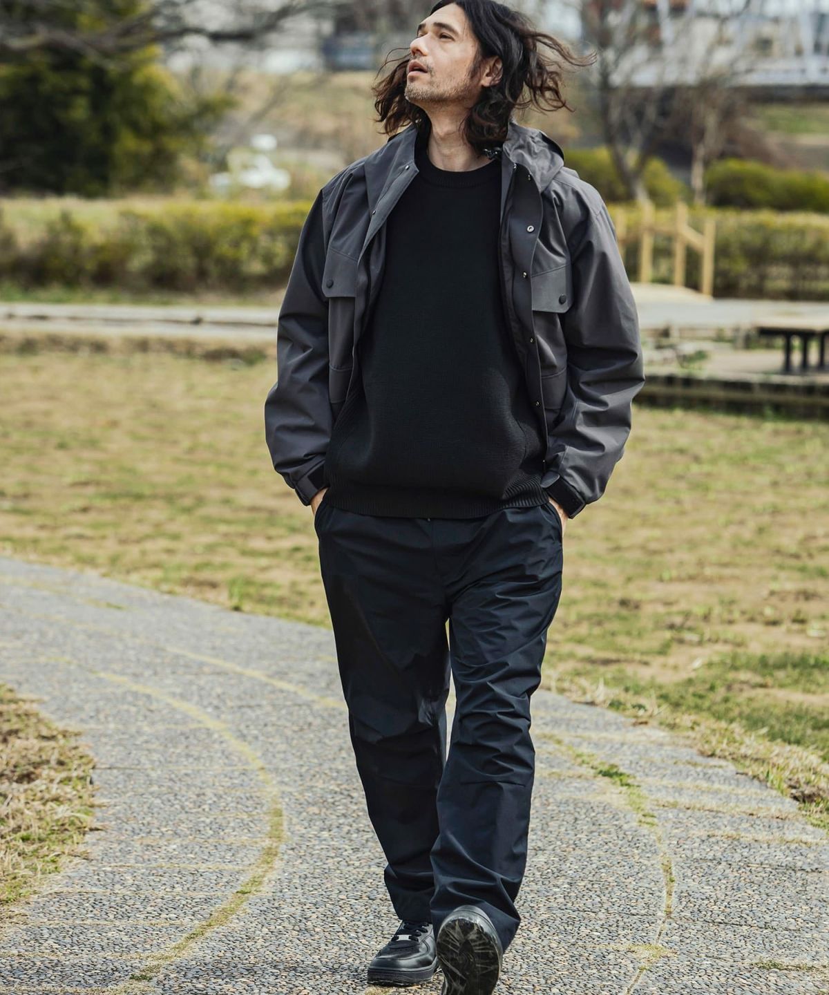 phenix(プラスフェニックス)HYBRID KNITTED LONG SLEEVE PULL OVER