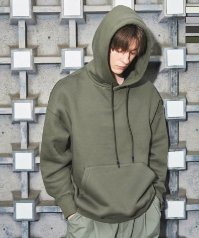 +phenix(プラスフェニックス)FUNCTIONAL HEAVY WEIGHT SWEAT HOODY ヘビーウェイト スウェット フーディー 蓄熱保温