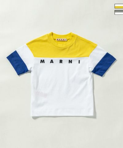 MARNI(マル二)Kids & Junior ブランドロゴ半袖Tシャツカットソー