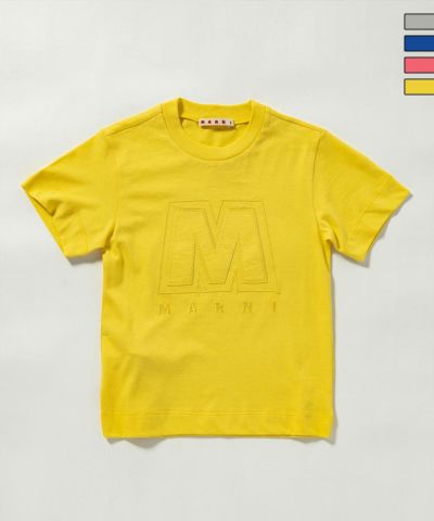 MARNI(マル二)Kids & Junior ブランドロゴ半袖Tシャツカットソー