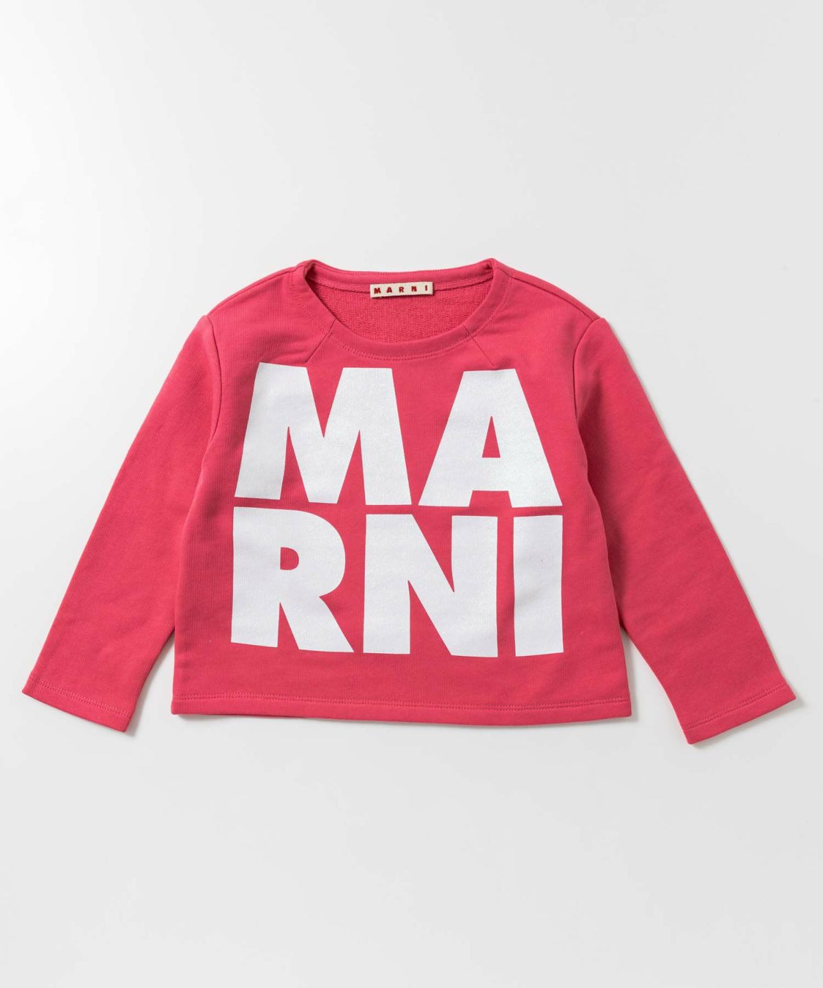 MARNI(マルニ) ロゴ 長袖スウェットプルオーバー 新品未使用 タグ付き MARNI(マル二)Kids & Junior ブランドロゴ長袖スウェットプル