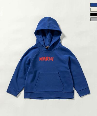 MARNI(マル二)Kids & Junior ブランドロゴフーディーパーカー