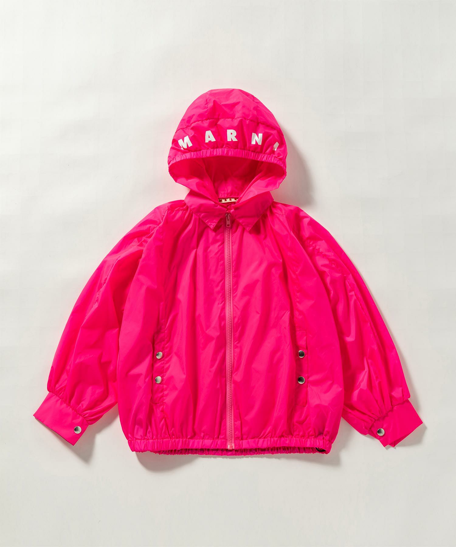 MARNI(マル二)Kids & Junior ジップアップナイロンフーディー 