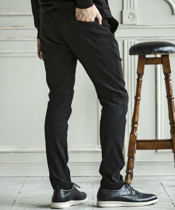 ウノピゥウノウグァーレトレ リラックス（1PIU1UGUALE3 RELAX）/1PIU1UGUALE3 RELAX ストライプジャガードスラックス 1PIU1UGUALE3 RELAX(ウノピゥウノウグァーレトレ リラックス