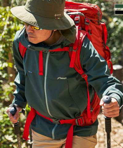 phenix OUTDOOR(フェニックスアウトドア)4WAYストレッチ3Lマウンテンパーカー/メンズ/撥水/ドライバリア/アウター