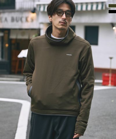 +phenix(プラスフェニックス)POWER STRETCH PULL OVER HOODY パワーストレッチ プルオーバー フーディー / POLARTEC ポーラテック