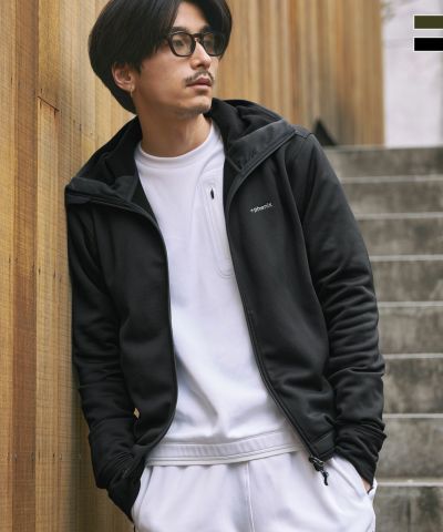 +phenix(プラスフェニックス)POWER STRETCH ZIP UP HOODY パワーストレッチ ジップアップ フーディー / POLARTEC ポーラテック