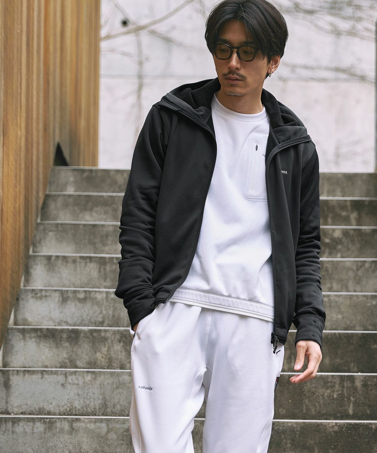 phenix(プラスフェニックス)POWER STRETCH ZIP UP HOODY パワー