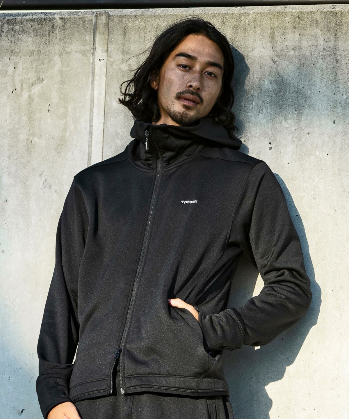 phenix(プラスフェニックス)POWER STRETCH ZIP UP HOODY パワー