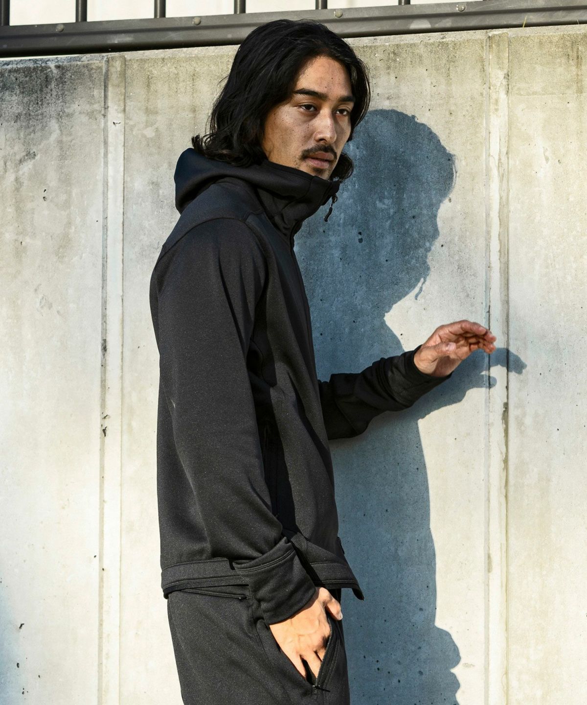 phenix(プラスフェニックス)POWER STRETCH ZIP UP HOODY パワー