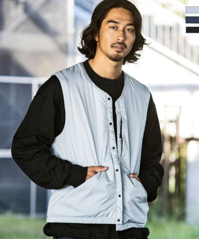 +phenix(プラスフェニックス)INNER DOWN VEST インナー ダウン ベスト 炭素素材グラフェン