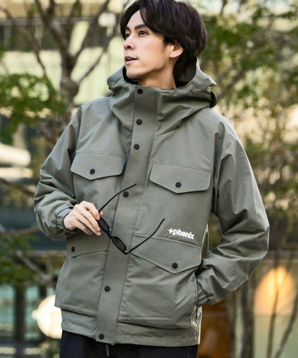 phenix(プラスフェニックス)MOUNTAIN HEAVY DUTY JACKET マウンテン ヘビーデューティー ジャケット ウィンドストッパー  / WINDSTOPPER(R) プロダクト by GORE TEX LABS | SHIFFON公式通販サイト｜SHIFFON ONLINE  STORE