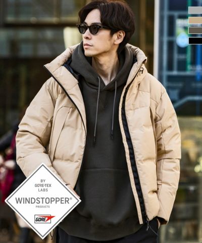 +phenix(プラスフェニックス)FUSED QUILTING DOWN JACKET ヒューズド キルティング ダウンジャケット ウィンドストッパー / WINDSTOPPER(R) プロダクト by GORE TEX LABS