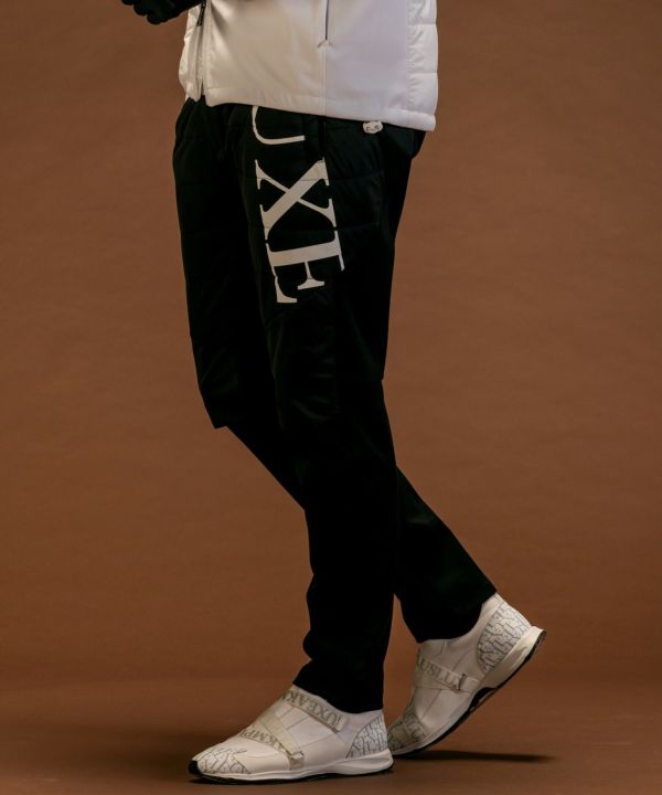 新品未使用タグ付き　P.G.ロゴ入りストライプパンツ　サイズM MEN マイクロピーチチョークストライプ ロングパンツ ミッドナイト