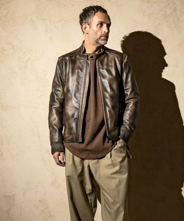 セール中！　C DIEM(カルペディエム) ライダース　M ベージュ新品タグ付き C DIEM（カルペディエム） レザー ネオシングル ライダース2