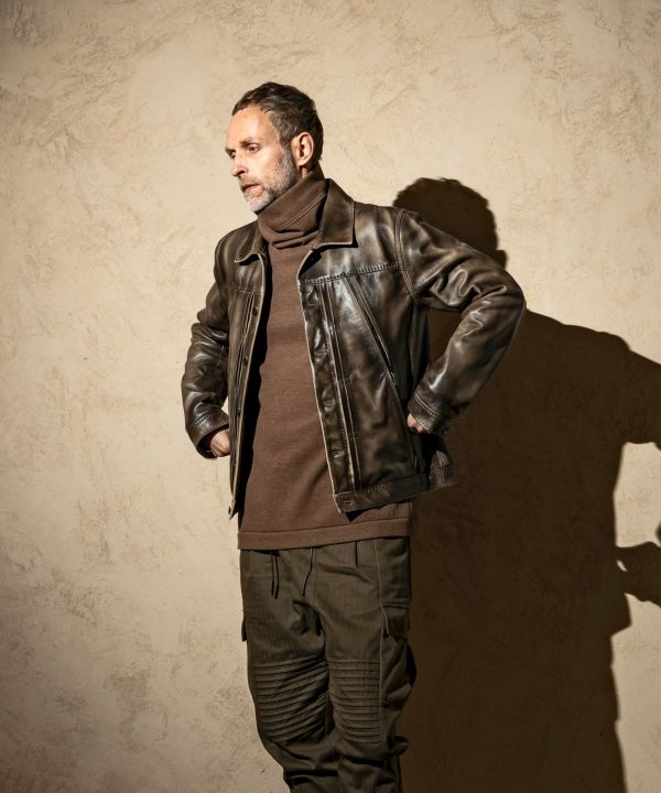 C DIEM(カルペディエム)レザーグラデーションネオリベットジャケット2