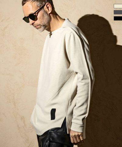C DIEM(カルペディエム)レザーパイピングロングスリーブカットソー
