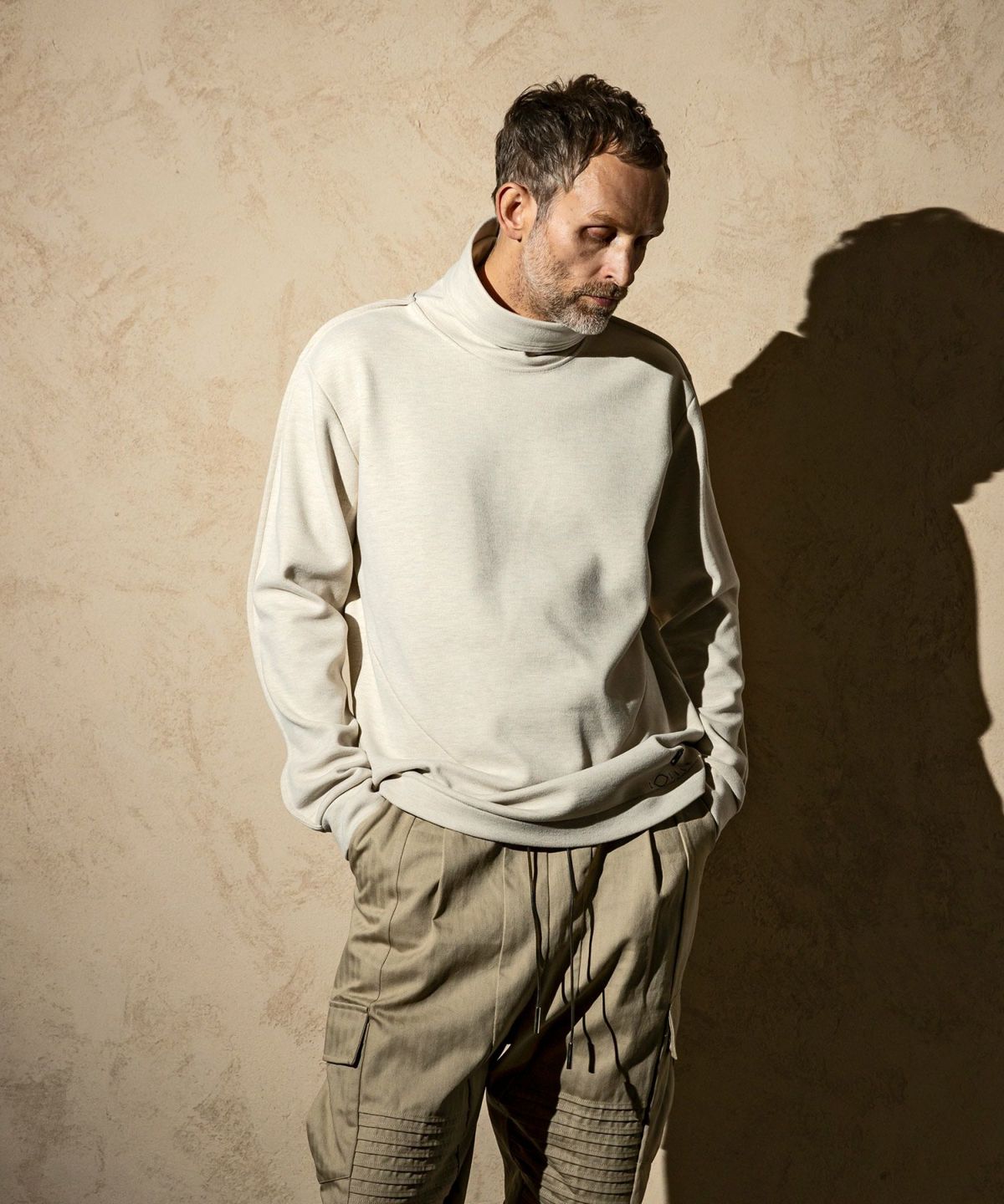 C DIEM(カルペディエム)レザーパイピングモックネックシャツ | SHIFFON