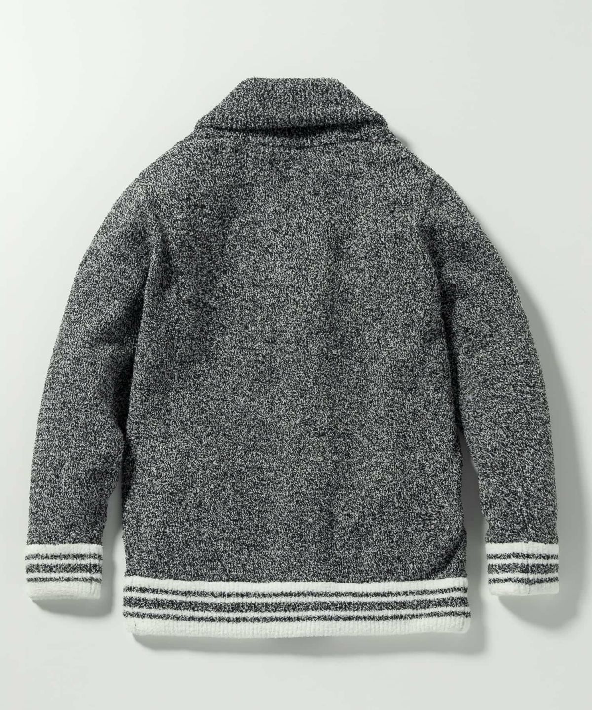 ウノピゥウノウグァーレトレ×ペンドルトン新品ショールカラーカーディガン 1PIU1UGUALE3 RELAX(ウノピゥウノウグァーレトレ リラックス)裾ライン