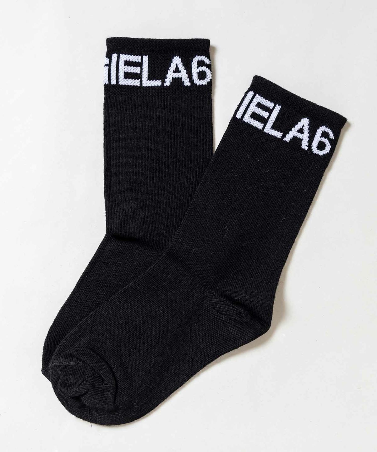[MAISON MARGIELA] MM6 メゾンマルジェラ 6 ロゴ ソックス MM6 靴下 Maison Margiela(エムエムシックス メゾン マルジェラ