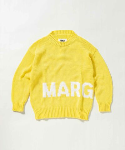 MM6 Maison Margiela(エムエム6 メゾン マルジェラ) Kids & Junior ブランドロゴ長袖ニットセーター