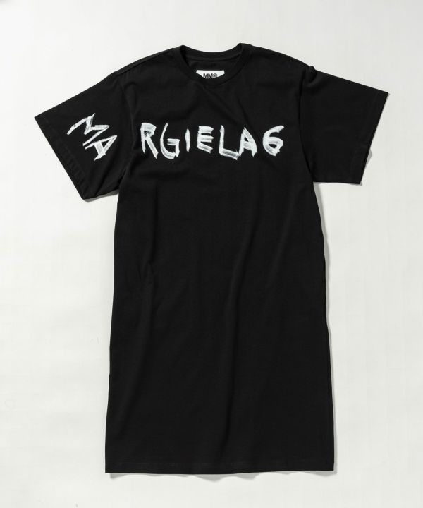 メゾンマルジェラ MM6 黒 半袖ワークシャツ 46 エムエムシックス メゾンマルジェラ MM6 MAISON MARGIELA