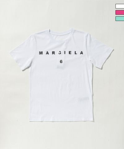 MM6 Maison Margiela(エムエム6 メゾン マルジェラ) Kids & Junior ブランドロゴ半袖Tシャツカットソー