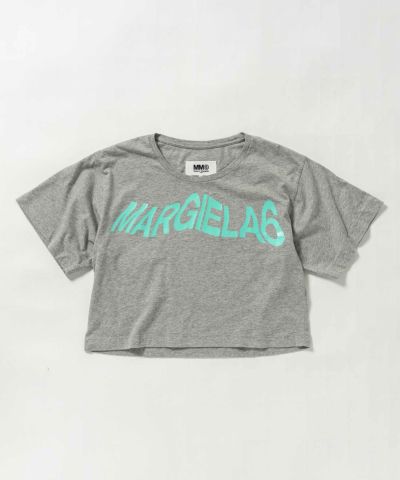 MM6 Maison Margiela(エムエム6 メゾン マルジェラ) Kids & Junior ブランドロゴ半袖Tシャツカットソー