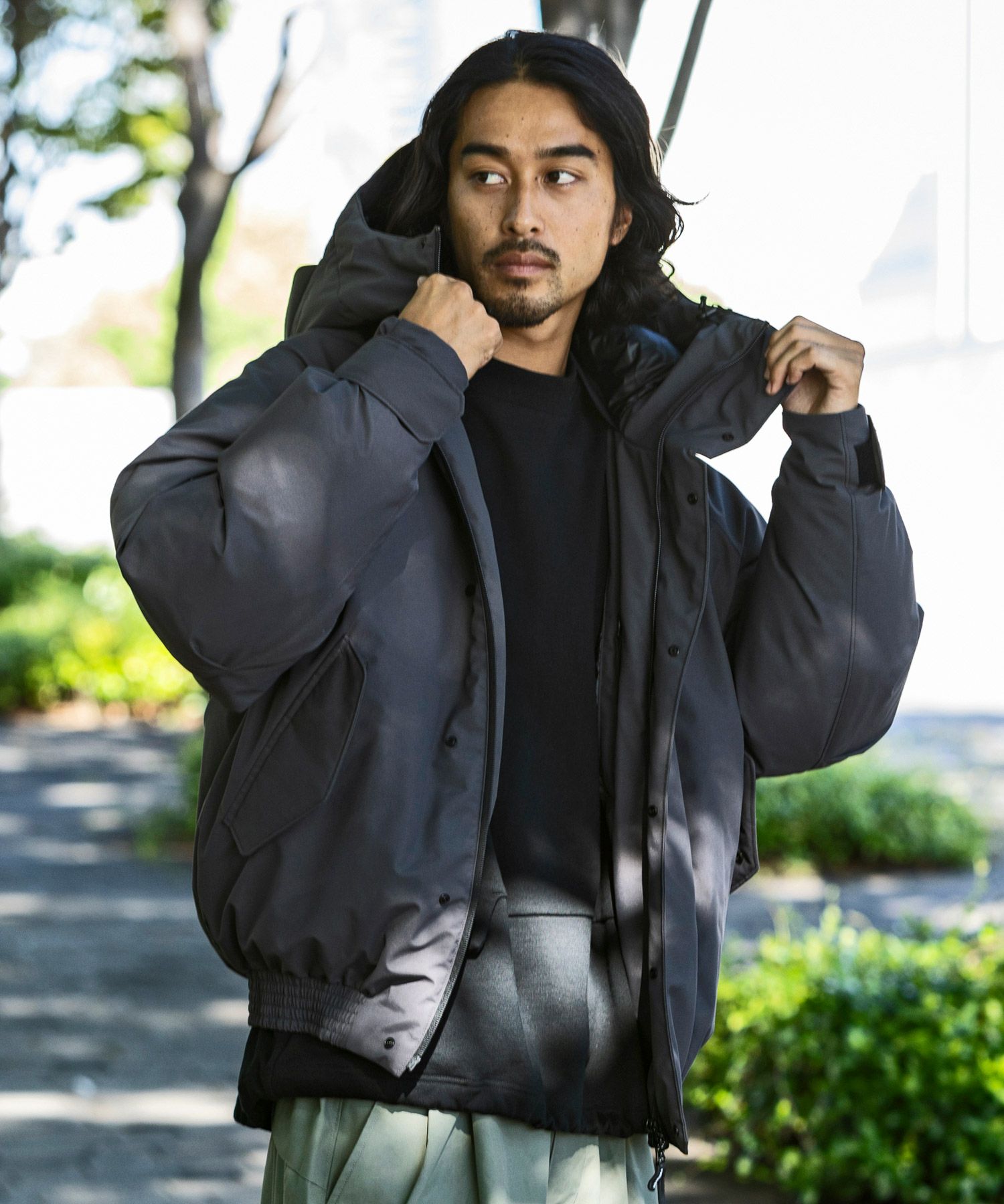 phenix(プラスフェニックス)BOMBER DOWN JACKET ボマー ダウン 