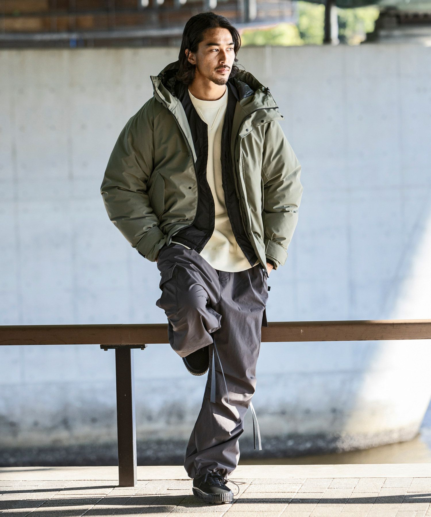 phenix(プラスフェニックス)BOMBER DOWN JACKET ボマー ダウン 