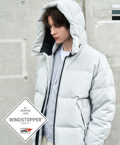 +phenix(プラスフェニックス)QUILTING DOWN JACKET キルティング ダウンジャケット / WINDSTOPPER(R) プロダクト by GORE TEX LABS