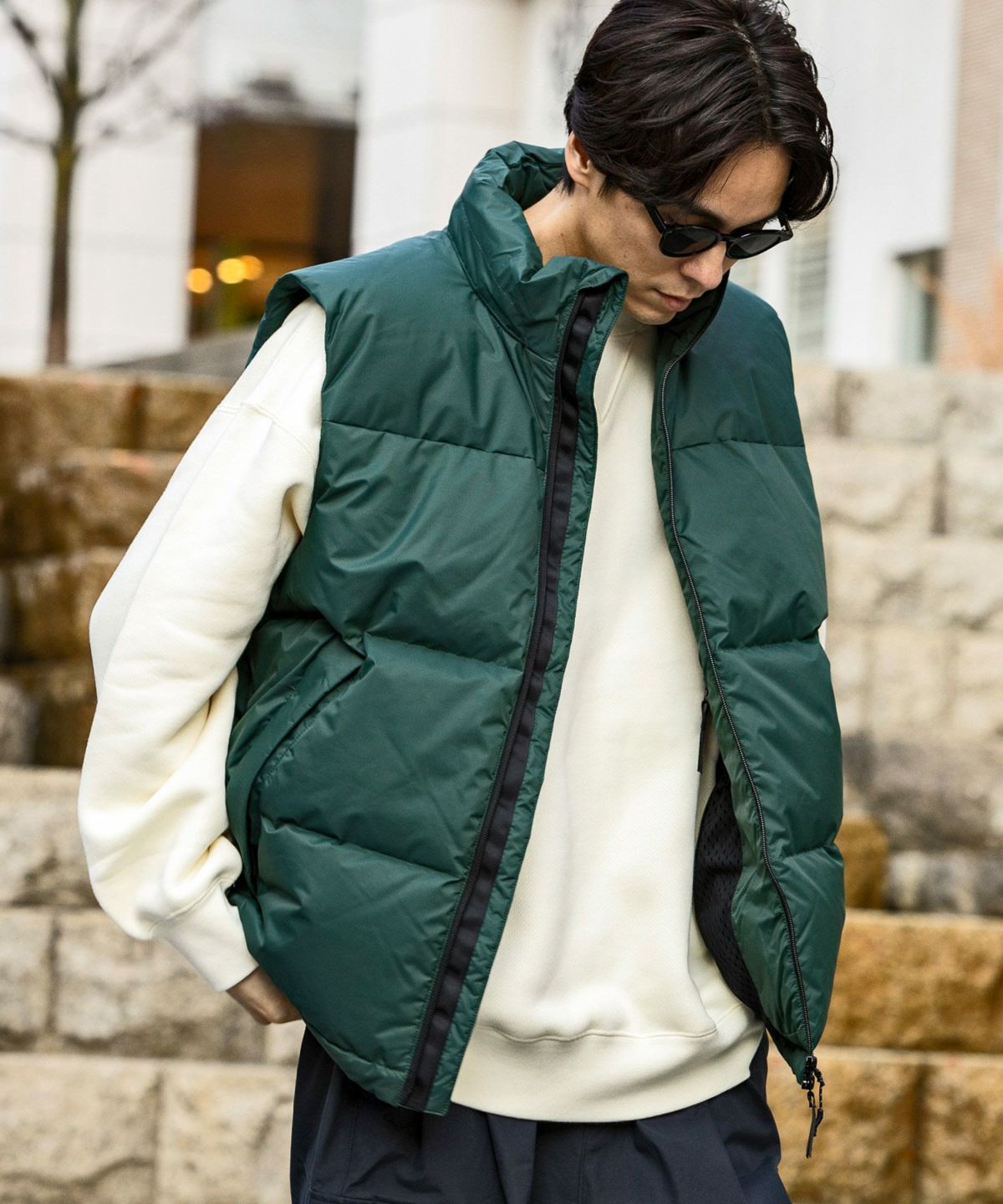 phenix(プラスフェニックス)QUILTING DOWN VEST キルティング ダウン