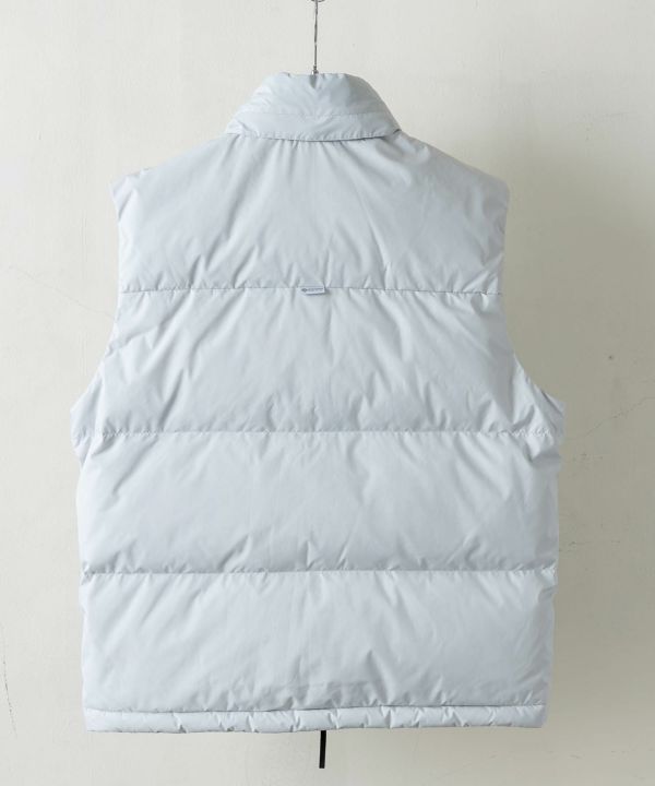 新品　撥水加工 キルティングベスト phenix(プラスフェニックス)QUILTING DOWN VEST キルティング