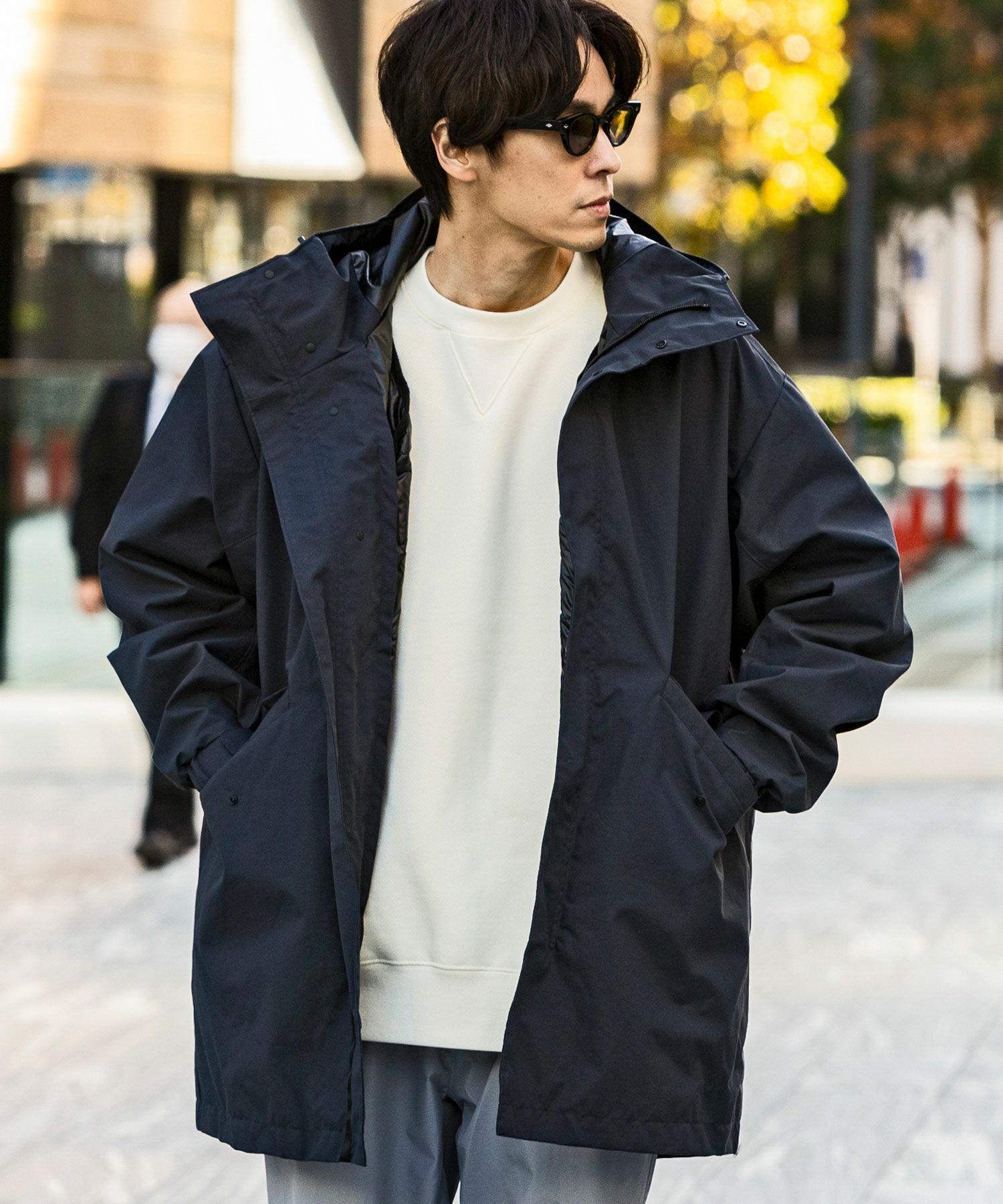 定価7.5万 junhashimoto CHECK 気持ちよ 3WAY ダウンベスト 5