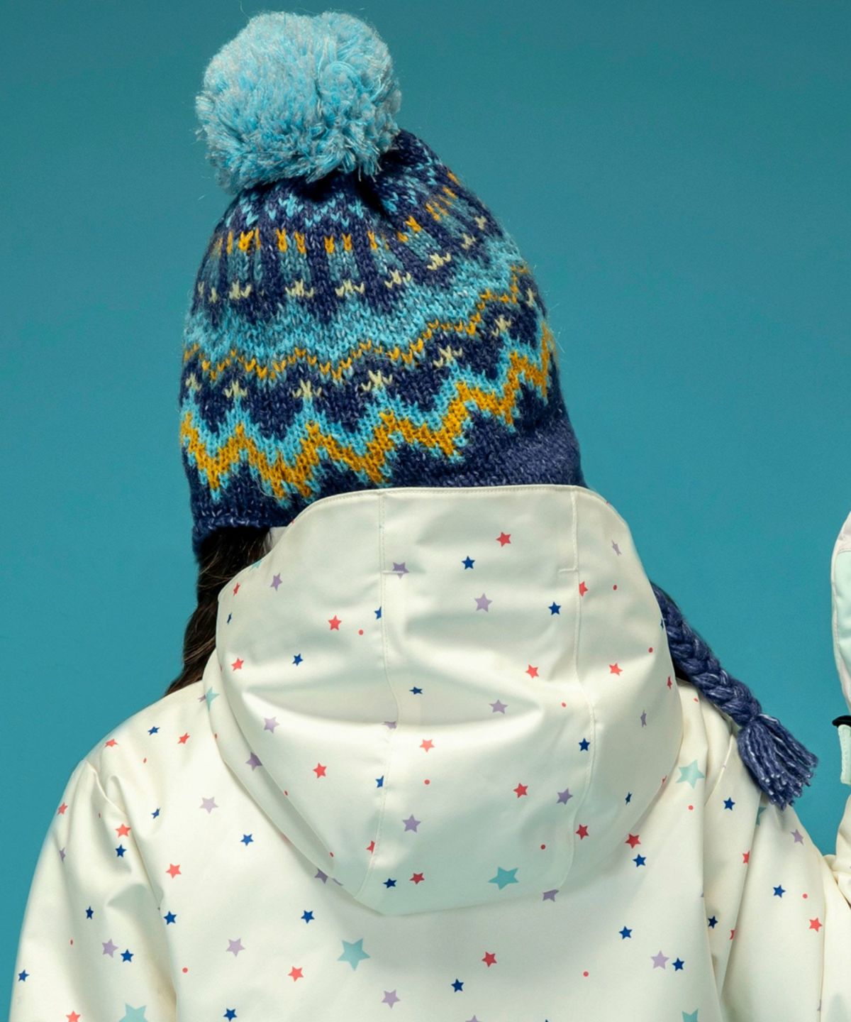 phenix(フェニックス)Mix Border Junior Earflap Beanie ミックス