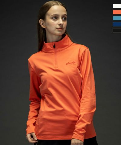 phenix(フェニックス)Basic Set-in Sleeve 1/2 Zip Tee ベーシックセットインスリーブWs1/2ジップティー/Middle レディース/スキーウェア/インナー