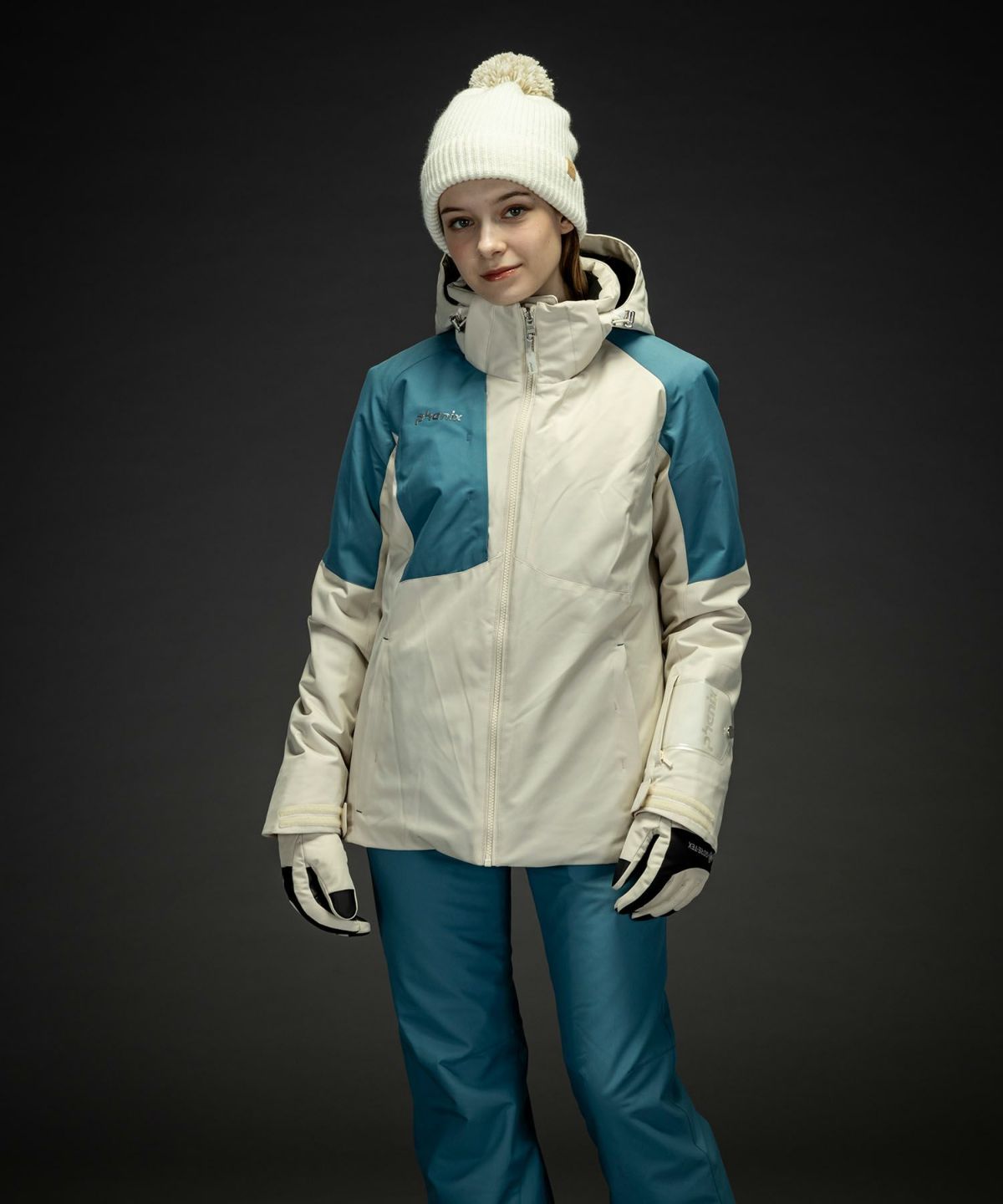 phenix(フェニックス)Asymmetry Bicolor Jacket アシンメトリーバイ