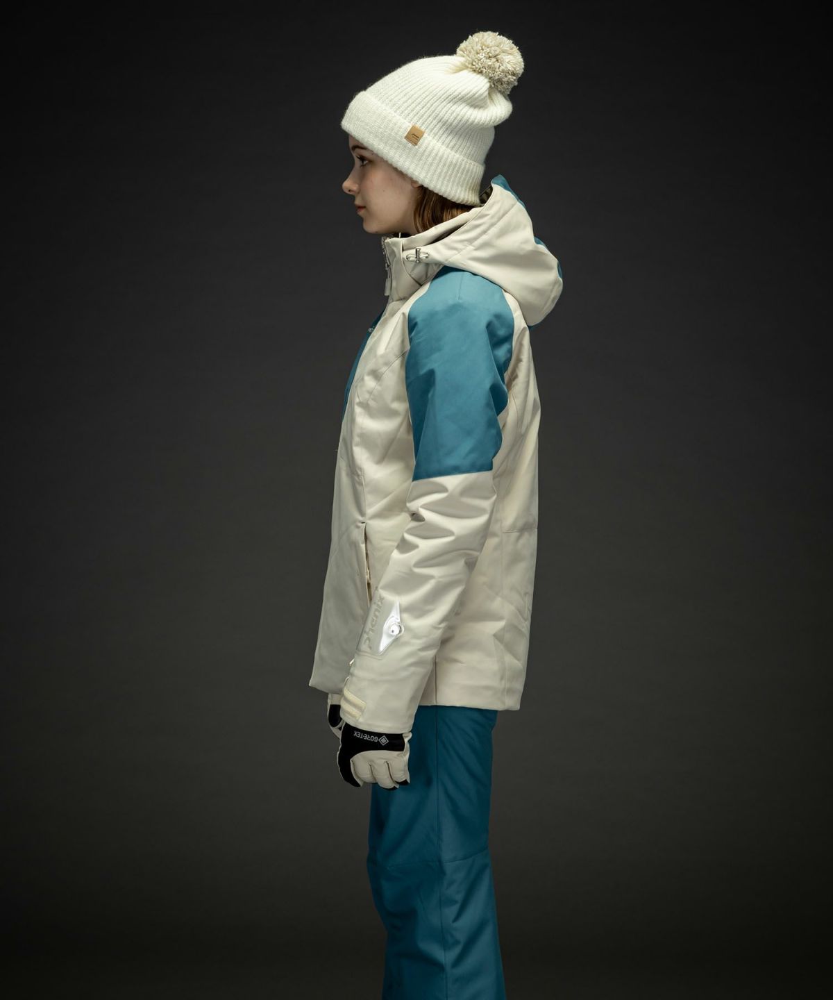 phenix(フェニックス)Asymmetry Bicolor Jacket アシンメトリーバイ