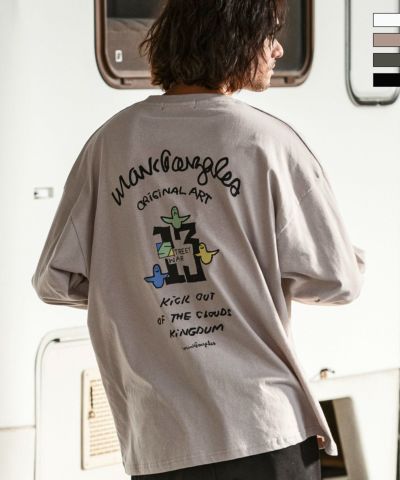 MARK GONZALES ARTWORK COLLECTION(マーク ゴンザレス)バックプリントロングTシャツ/4type/4colors