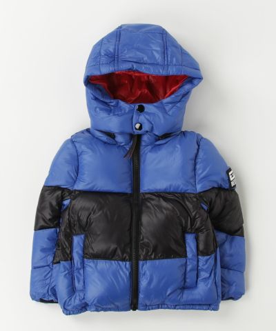 DIESEL(ディーゼル)Baby バックプリントブランドロゴダウンジャケットコート