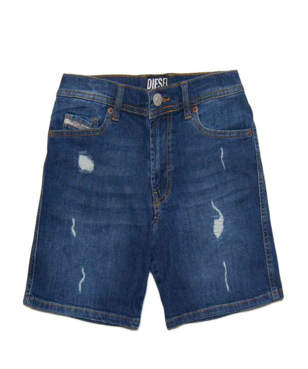 DIESEL デニム調 Tシャツとショートパンツ セット DE-MONKER（WOMEN）: デニムショートパンツ｜ディーゼル（DIESEL
