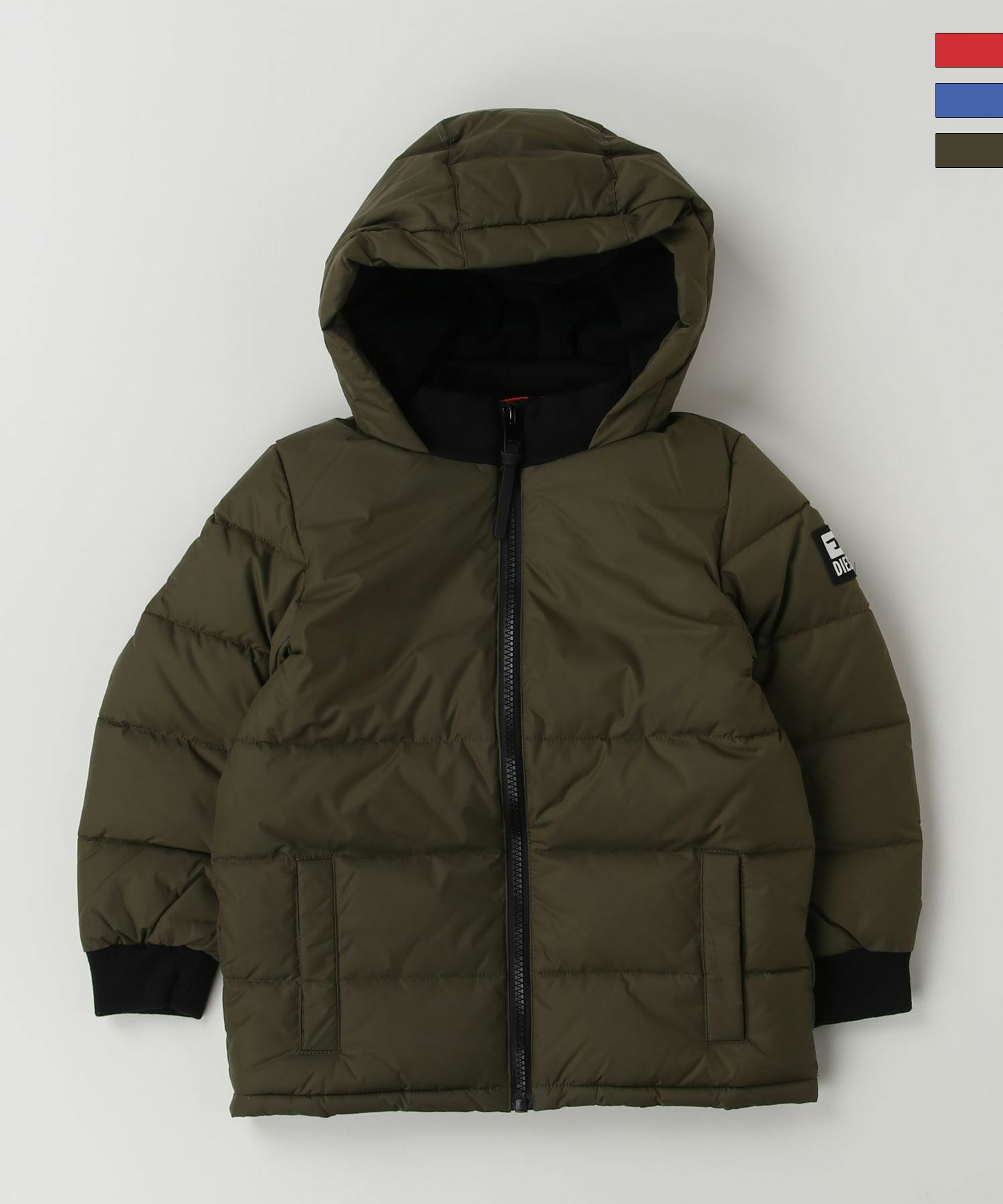 DIESEL(ディーゼル)Kids & Junior バックプリントブランドロゴダウン  