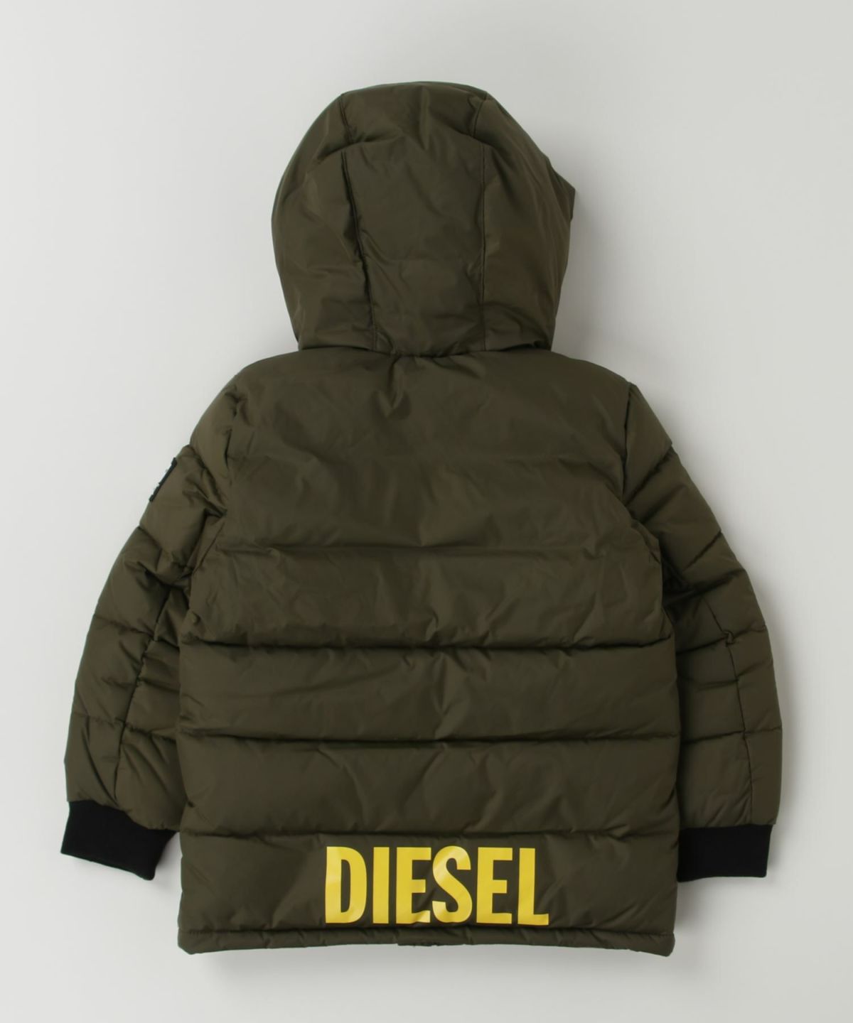 DIESEL（ディーゼル）Kids & Junior バックプリントブランドロゴダウンジャケットコート