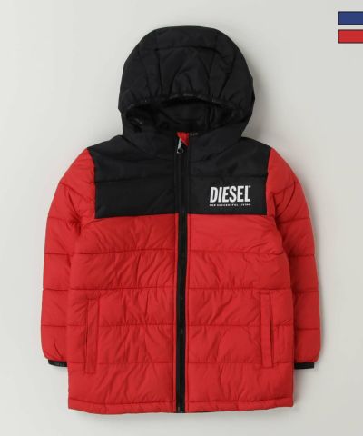 DIESEL(ディーゼル)Kids & Junior ブランドロゴダウンジャケットコート