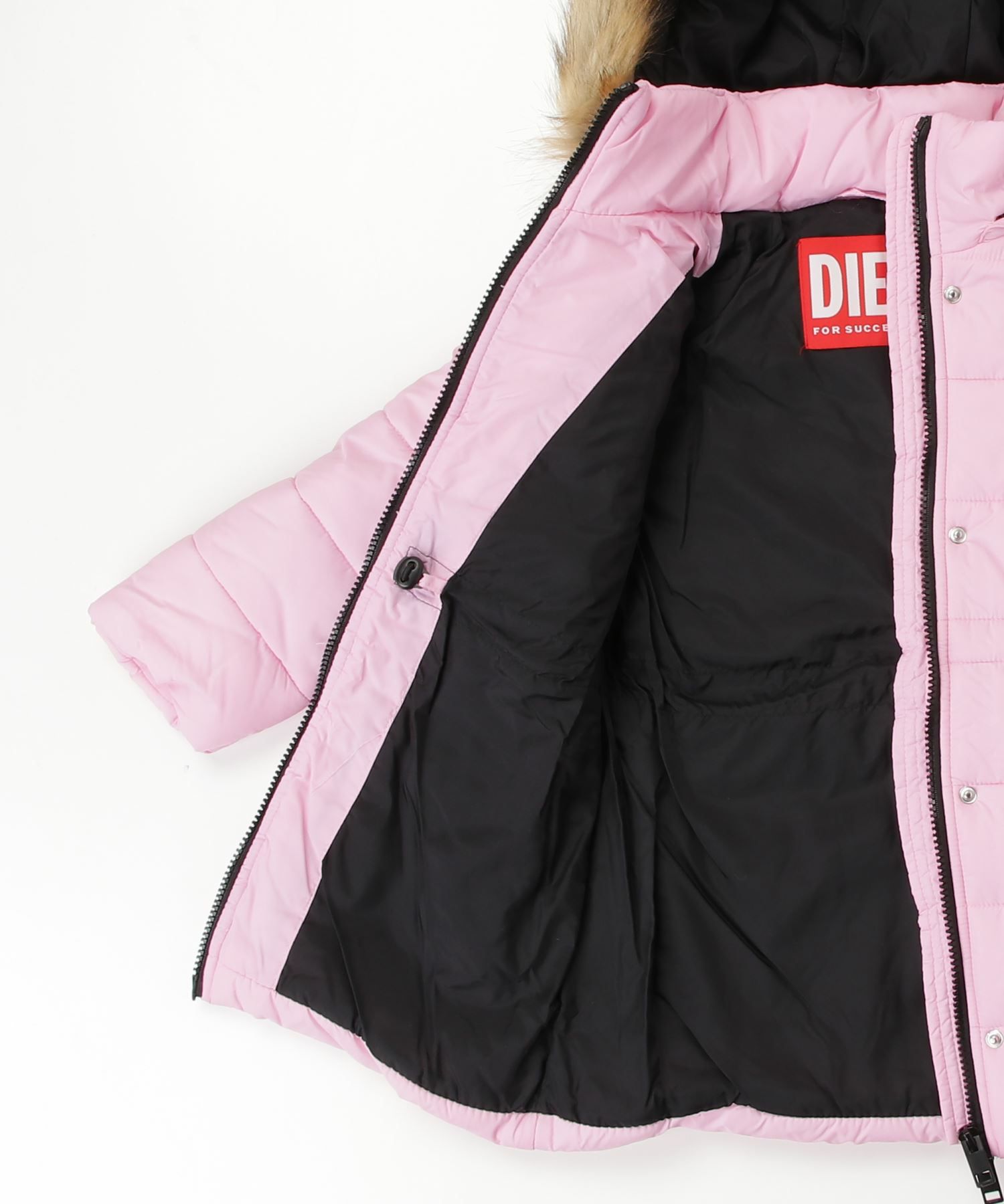 DIESEL(ディーゼル)Kids & Junior ロングファーダウンジャケットコート  