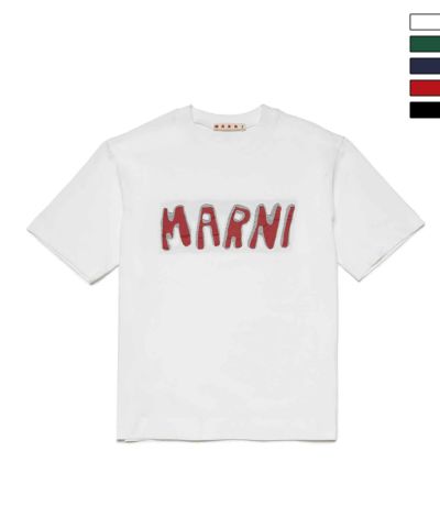 MARNI(マルニ)Kids & Junior ブランドロゴ半袖Tシャツカットソー